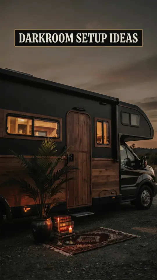 Dark and Moody RV Renovation for Cozy Fall Camping 🍂