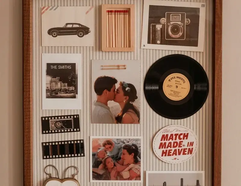 How to Make a Vintage Camera Memory Collage (with Film Strips & Found Objects)